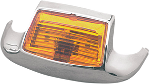 Drag Specialties - Fender Tip Light - Amber - Front Fender Tip Light - 51-0636A-BC344