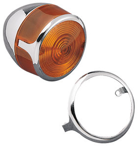 Drag Specialties - Turn Signal Lens Trim - Chrome - Turn Signal Lens Trim Rings - 72182