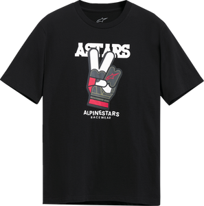 Alpinestars - Tee Ss Csf Peaceout  Blk 2x - 1244-72120-10-2X