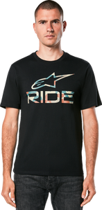 Alpinestars - Tee Ss Csf Ride 4.0 Camo/blk Xl - 1214-73114-10-XL