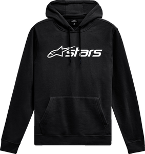 Alpinestars - Hoodie Po Blaze Blk/wht V3 Xxl - 1244-52030-1020-2X