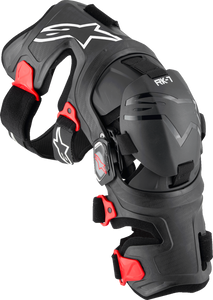 Alpinestars - Rk-7 Plasma Knee Brace Blk/rd L - 6500825-13-L