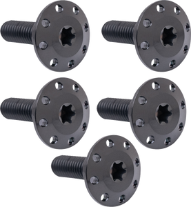 Arlen Ness - Bolt Kit Rotor Front Holeshot  5 Pack Spoke Mount,blk - 300-915