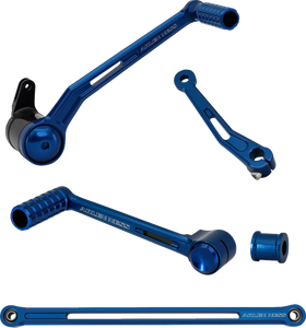 Arlen Ness - Control Kit Heel/toe Speedliner Blue - 420-132 Arlen Ness - Control Kit Heel/toe Speedliner Blue - 420-132
