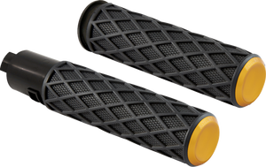 Arlen Ness - Grip Diamond Tbw Gold - 500-060