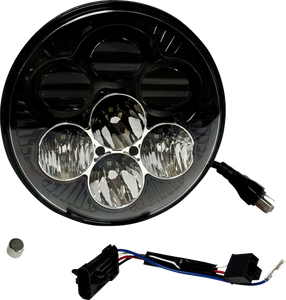 Custom Dynamics - Headlight Shark Deamon 7" Led Color Changing - SD2-7-14