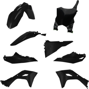 Cycra - 5 Piece Body Replica  Kit Black Kawasaki - 1CYC-9436-12