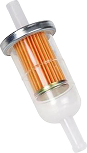 Helix - Fuel Filter, 5/16"(8mm) Lg Cylin, Clr, Met Ring, Paper - 118-9306 Helix - Fuel Filter, 5/16"(8mm) Lg Cylin, Clr, Met Ring, Paper - 118-9306
