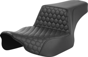 Saddlemen - Seat Step Up Ext Rch Hc Front Black Stitch - 823-07-17800