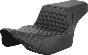 Saddlemen - Seat Step Up Ext Rch Hc Front Silver Stitch - 823-07-17805