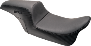 Slyfox - Seat Slyfox Black Smooth Vinyl W/cf Black Sf Dyna 06-17 - SlyFox4682A
