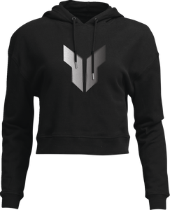 Thor - Hoodie Women Crop Noise Bk Sm -