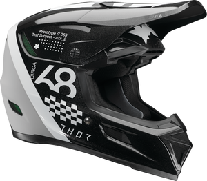 Thor - Hlmt Rflx Sport Riot Bk/wh Md -