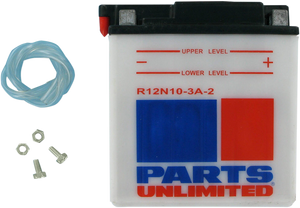 Parts Unlimited - Conventional Battery - Conventional Battery - 12N10-3A-2