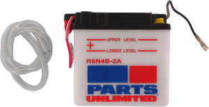 Parts Unlimited - Conventional Battery - Conventional Battery - 6N4B-2A Parts Unlimited - Conventional Battery - Conventional Battery - 6N4B-2A