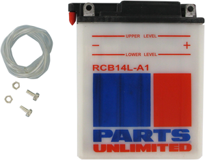 Parts Unlimited - Battery - RCB14L-A1 - Heavy-Duty Battery - CB14L-A1