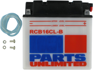 Parts Unlimited - Battery - RCB16CL-B - Heavy-Duty Battery - CB16CL-B