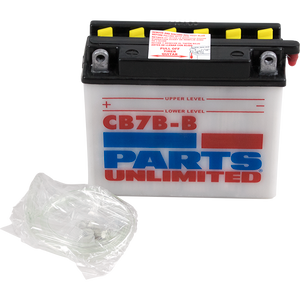 Parts Unlimited - Battery - YB7B-B - Heavy-Duty Battery - CB7B-B