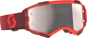 Scott - Fury Goggle Red Silver Chrome Works - 272828-0004269 Scott - Fury Goggle Red Silver Chrome Works - 272828-0004269
