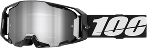 100-percent - Armatic Goggle Black Mirror Silver Flash Lens - 50060-00001 100-percent - Armatic Goggle Black Mirror Silver Flash Lens - 50060-00001