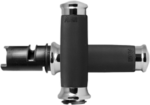 Avon - Custom Contour Chrome Twist Grip - CC-85-CH-F24