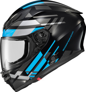Scorpion Exo - Exo-r430 Full-face Helmet Paradox Light Blue Xl - 43-1046
