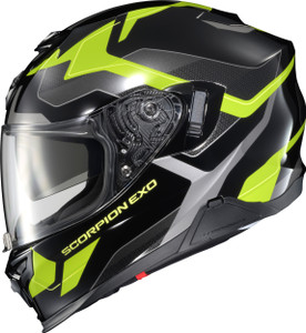 Scorpion Exo - Exo-t520 Full Face Helmet Zuse Black/hi-viz Sm - T52-1203 Scorpion Exo - Exo-t520 Full Face Helmet Zuse Black/hi-viz Sm - T52-1203