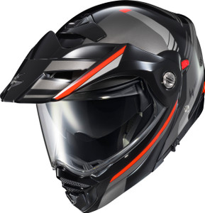 Scorpion Exo - Exo-at960 Modular Helmet Monk Black/red Lg - 96-1235