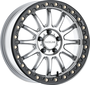 Raceline Wheels - Wheel Alpha Svr W/ Blk Ring 15x10 4x156 +10mm - A14SB-51056+10 Raceline Wheels - Wheel Alpha Svr W/ Blk Ring 15x10 4x156 +10mm - A14SB-51056+10