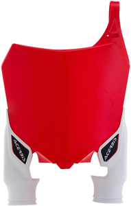 Acerbis - Front # Plate- Raptor Red - 2527411005 Acerbis - Front # Plate- Raptor Red - 2527411005