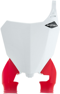 Acerbis - Plate Frt # Rap Hon Wht - 2630770002