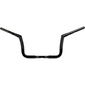 Todd's Cycle - H-bar 1.25" 10" Blk Flhxse, Flhx - TD-124-10B