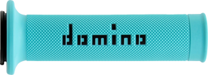 Domino - Domino Motogp Grips Cyan/black - A01041C4080B7-0 Domino - Domino Motogp Grips Cyan/black - A01041C4080B7-0