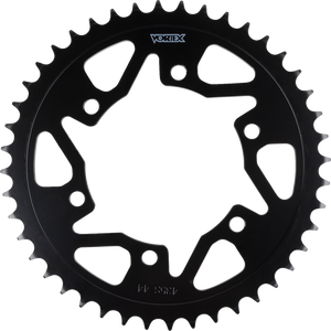 Vortex - Sprocket Vortex Steel Rear 520-44 Tooth Black - 435S-44