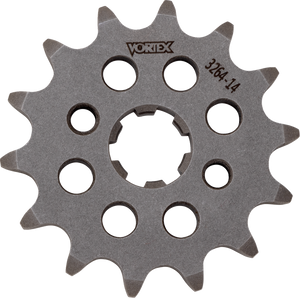 Vortex - Sprocket Vortex Steel Front 420-14 Tooth Silver - 3264-14 Vortex - Sprocket Vortex Steel Front 420-14 Tooth Silver - 3264-14