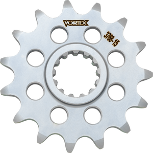 Vortex - Sprocket Vortex Steel Front 520-15 Tooth Silver - 3768-15 Vortex - Sprocket Vortex Steel Front 520-15 Tooth Silver - 3768-15