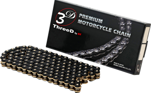 Ek - Chain 530l3d 120 Links Black/gold Rivet Master - 530L3D-120KG Ek - Chain 530l3d 120 Links Black/gold Rivet Master - 530L3D-120KG
