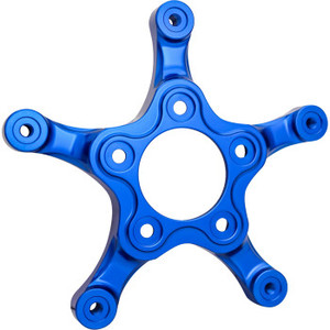 Arlen Ness - Rotor Adapter Spider 320mm For Ness Rim Blue - 300-084 Arlen Ness - Rotor Adapter Spider 320mm For Ness Rim Blue - 300-084