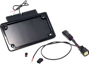 Namz - Hanger Saddlebag Tag W/blk Illum Lic Plate Frame 2014 Flht - NIBTH-B03