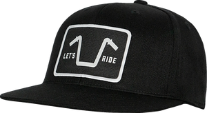 American Biker - Hat Flatbrim Hbar Soc Sm/md - ABBHANDLEBAR05H12BKS