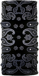 Schampa & Dirt Skins - Tube Black/white Paisley - TUBE-01 Schampa & Dirt Skins - Tube Black/white Paisley - TUBE-01