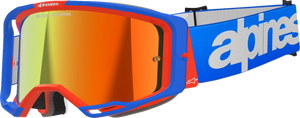 Alpinestars Goggles - Goggle Vision 8 Wordmark Bl/org/mir Rd - 5101325-7303 Alpinestars Goggles - Goggle Vision 8 Wordmark Bl/org/mir Rd - 5101325-7303