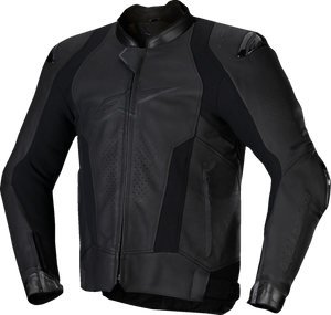 Alpinestars - Jacket Missile V3 Lthr Blk/blk 48 - 3100125-1100-48