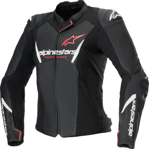 Alpinestars - Jacket Stella Fstr V3 Lthr Blk/wht/crl 38 - 3113625-1781-38