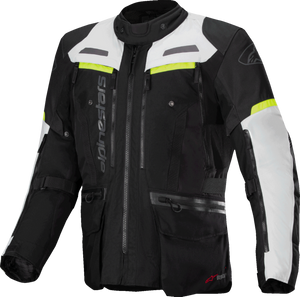 Alpinestars - Jacket Bogota' Pro Drystar Jacket Bk/ice Gy/yel Fluo Xl - 3207023-1381-XL