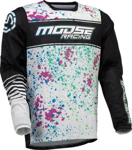 Moose Racing - Jrsy Sahar Bk/wh Multi Md - 2910-7439