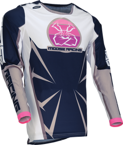 Moose Racing - Jersey Agroid Navy/white Xs - 2910-8137