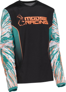 Moose Racing - Jrsy Yth Agrd Tl/or/bk Xl - 2912-2255