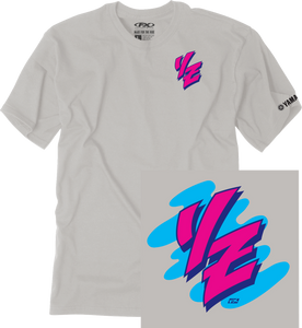 Factory Effex - Tee Yamaha Retro Yz Lt Gy Lg - 28-87214