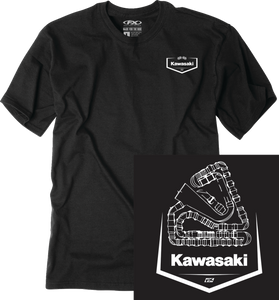 Factory Effex - Tee Kawasaki Track Bk Xl - 28-87106